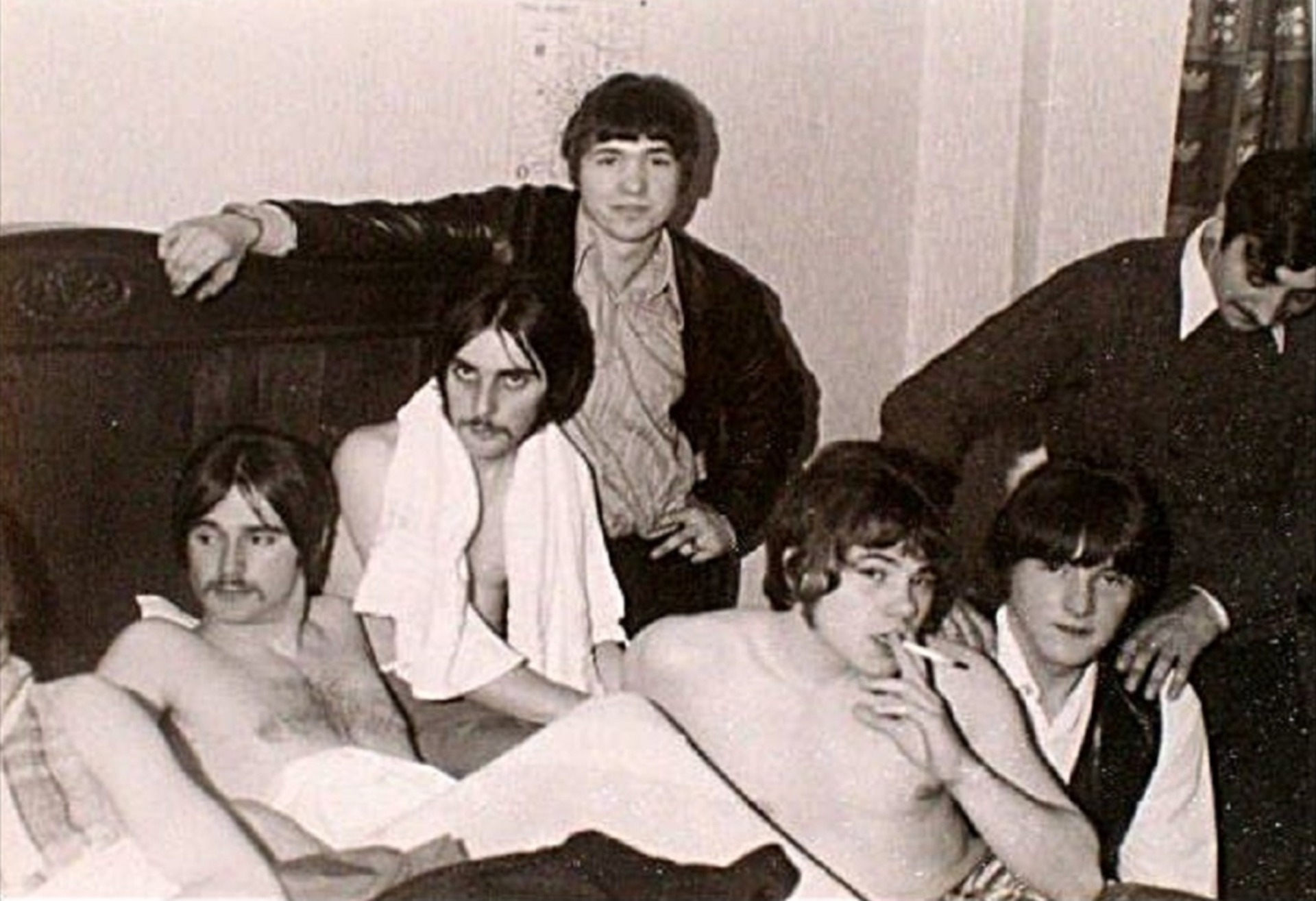 En compagnie des Foottappers, à Hasselt, le 30/08/1968