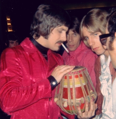 En compagnie des Moody Blues, à Knokke le Zout, le 11/06/1968